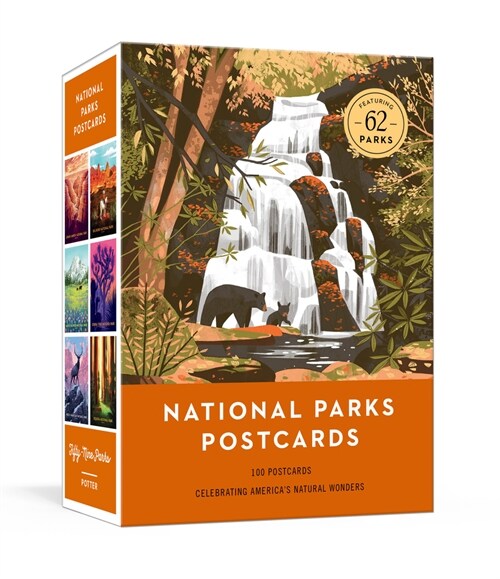 National Parks Postcards: 100 Illustrations That Celebrate Americas Natural Wonders (Postcards)