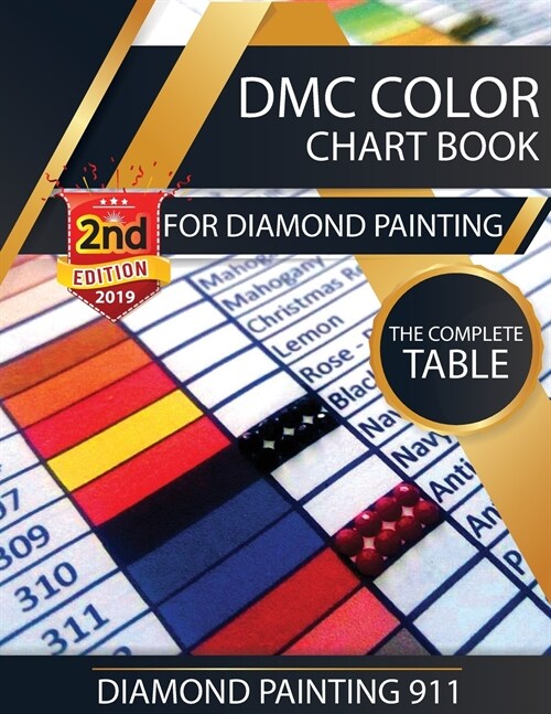DMC Color Chart Book for Diamond Painting: The Complete Table: 2019 DMC Color Card (Paperback)