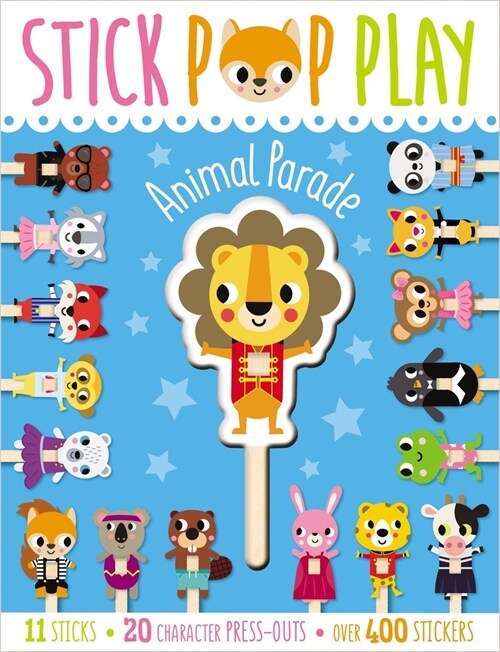 Stick Pop Play: Animal Parade (Paperback)