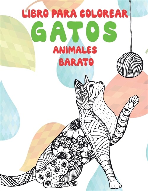 Libro para colorear - Barato - Animales - Gatos (Paperback)