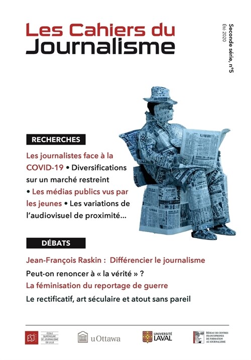 Les Cahiers Du Journalisme, V.2, No5 (Paperback)