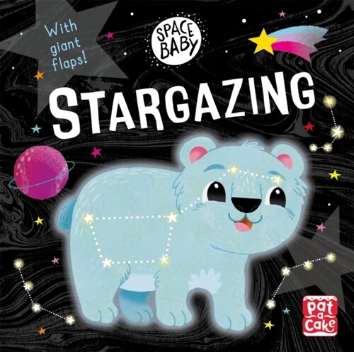 Space Baby: Stargazing : A board book with giant touch-and-feel flaps! (Board Book)