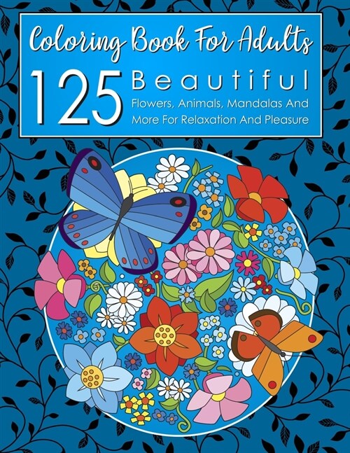 125 Beautiful Coloring Book for Adults (Paperback)