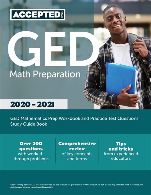 GED Math Preparation 2020-2021: GED Mathematics Prep Workbook and Practice Test Questions Study Guide Book (Paperback)