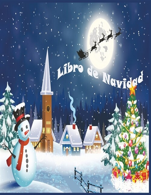 Libro de Navidad: Libro de colorear de Navidad para ni?s -50 divertidas im?enes para colorear divertidas (Paperback)