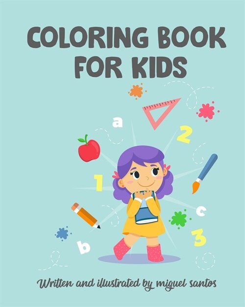 Coloring Book For Kids: Beginner Easy Learning (Paperback)