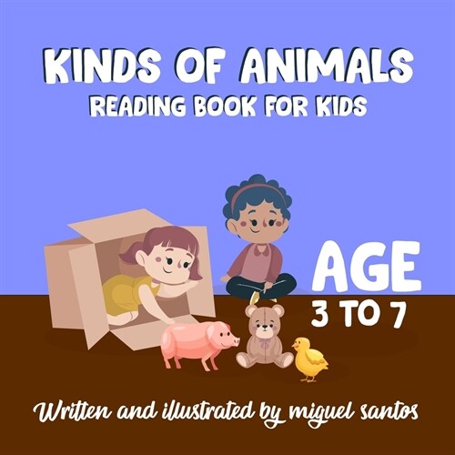 Kinds Of Animals: Reading Book For Kids (Paperback)