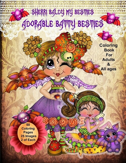 Sherri Baldy My Besties Adorable Batty Besties Coloring Book (Paperback)
