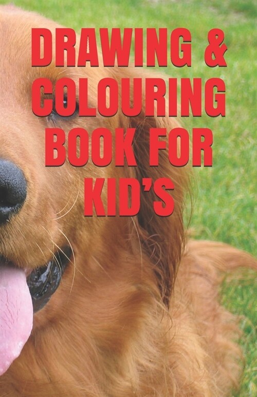 Drawing & Colouring Book for Kids (Paperback)