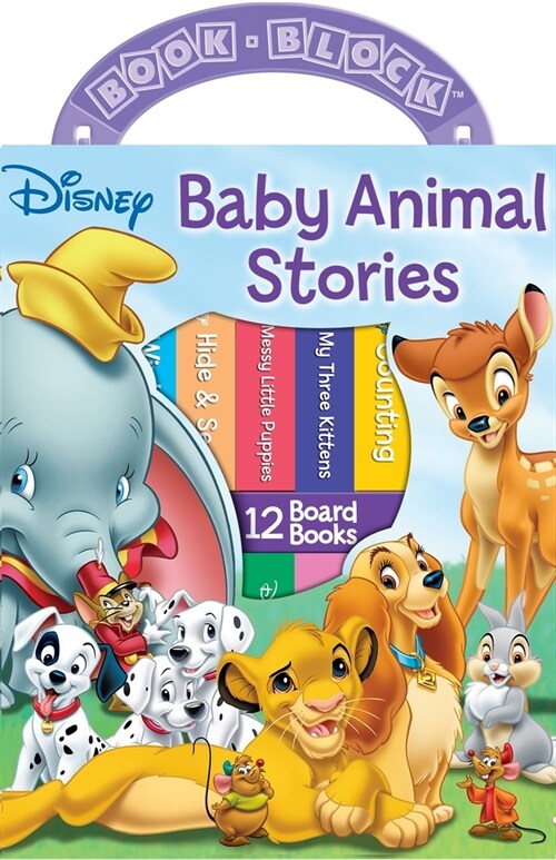 Disney: Baby Animal Stories 12 Board Books (Boxed Set)