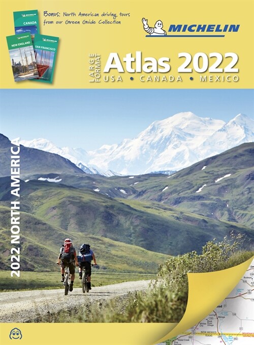 Michelin North America Large Format Road Atlas 2022: USA - Canada - Mexico (Paperback, 11)