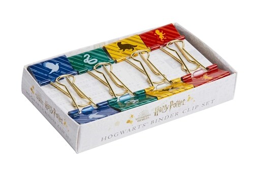 Harry Potter: Hogwarts Binder Clips (Set of 8) (Other)