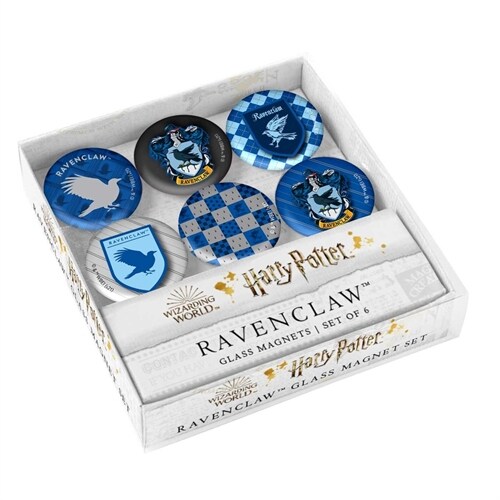 Harry Potter: Ravenclaw Glass Magnet Set (Set of 6) (Other)