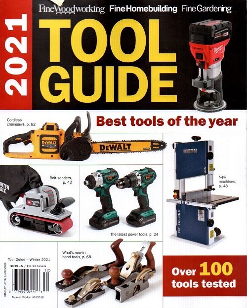 Fine Woodworking (격월간 미국판): 2021년 Winter - Tools Guide