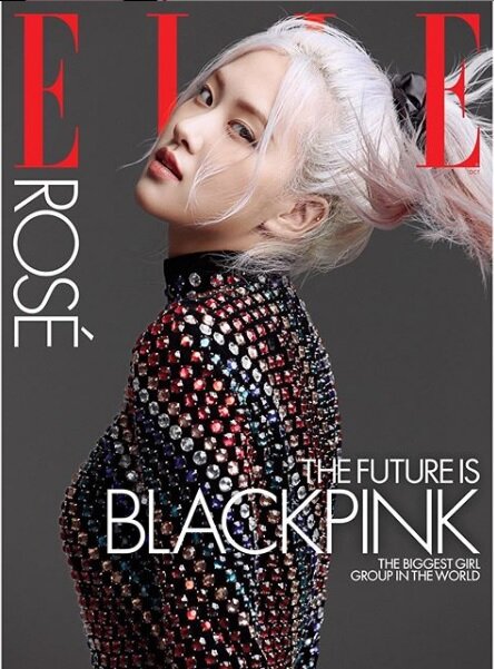 Elle US (월간 미국판): 2020년 10월호 - 블랙핑크 로제 (ROSE) 커버