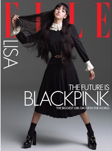 Elle US (월간 미국판): 2020년 10월호 - 블랙핑크 리사(LISA) 커버