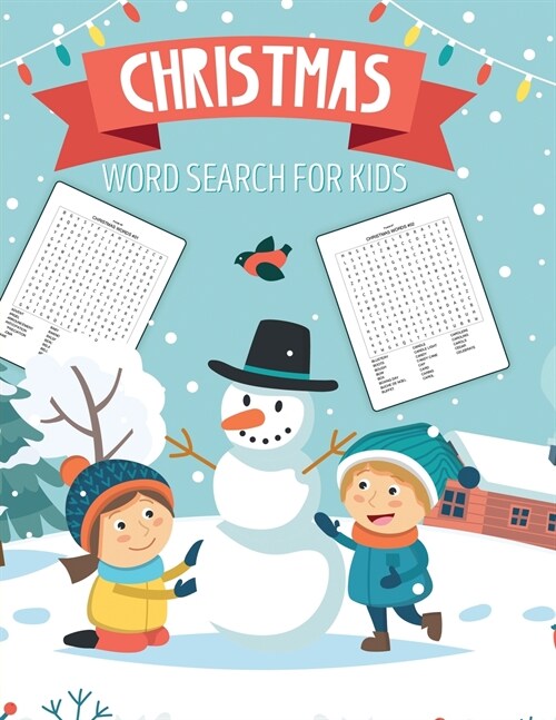 Christmas World Search For Kids: Puzzle Book Holiday Fun For Adults and Kids Activities Crafts Games (Paperback)