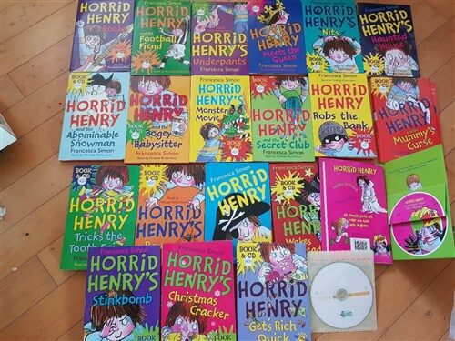 [중고] Horrid Henry 17종 Full Set (Book 17권 + CD 17장)