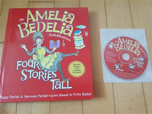 [중고] An Amelia Bedelia Celebration: Four Stories Tall [With CD (Audio)] (Hardcover)
