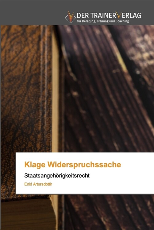 Klage Widerspruchssache (Paperback)