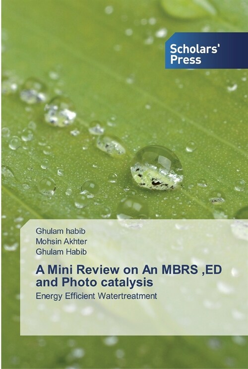 A Mini Review on An MBRS, ED and Photo catalysis (Paperback)