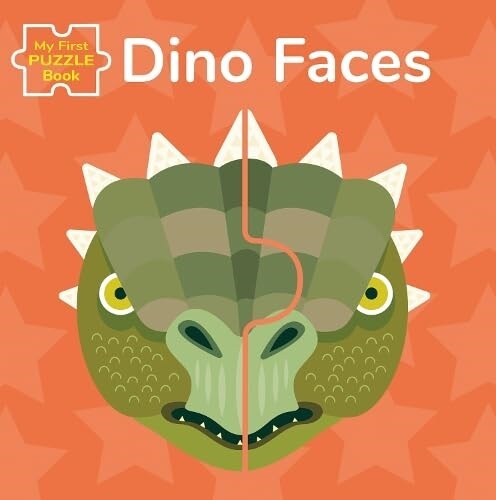 Dino Faces: My First Jigsaw Book (Board Book)