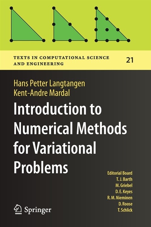 Introduction to Numerical Methods for Variational Problems (Paperback)