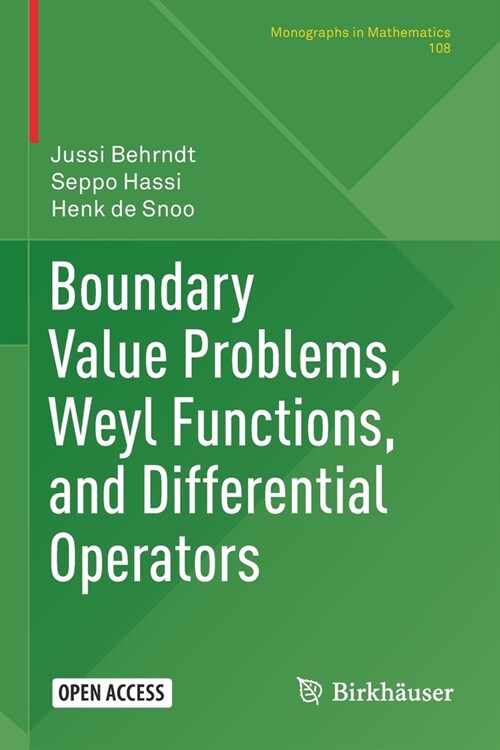 Boundary Value Problems, Weyl Functions, and Differential Operators (Paperback)