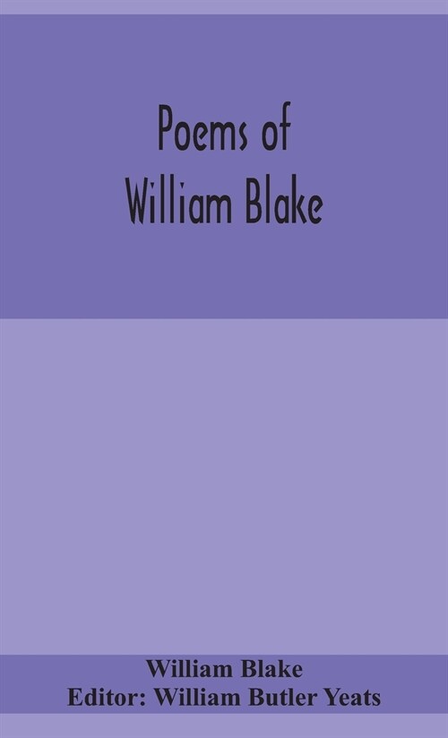 Poems of William Blake (Hardcover)