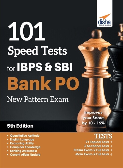 101 Speed Tests for IBPS & SBI Bank PO New Pattern Exam 5th Edition (Paperback)