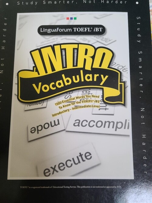 [중고] LinguaForum TOEFL iBT Intro Vocabulary 영문판