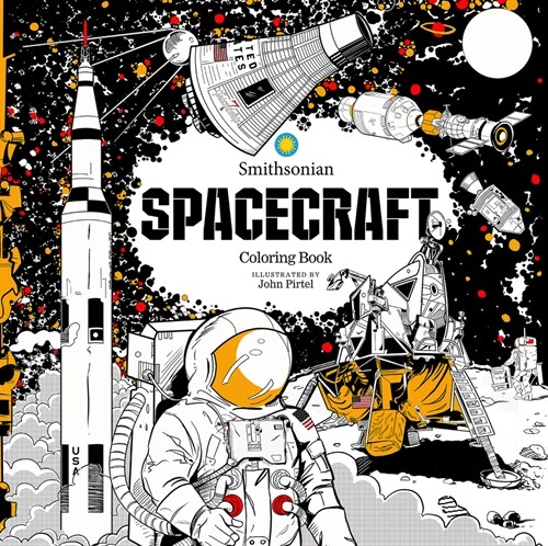 Spacecraft: A Smithsonian Coloring Book (Paperback)