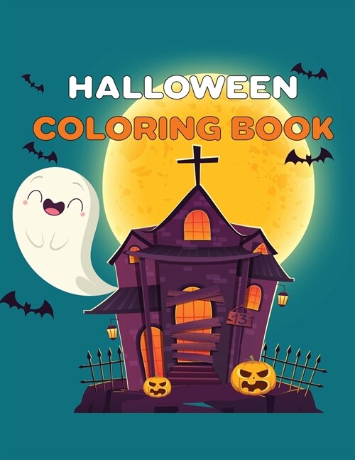 Halloween Coloring Book: Color Pages for Kids, Gift, Halloween Activity Books (Paperback)