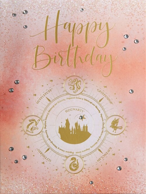 Harry Potter: Hogwarts Constellation Birthday Embellished Card (Other)
