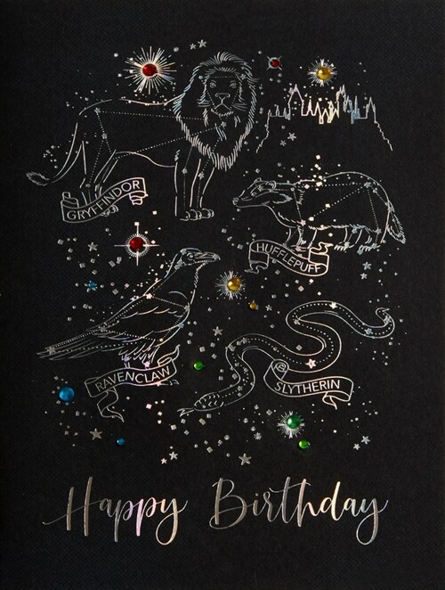 Harry Potter: Night Sky Birthday Embellished Card (Other)