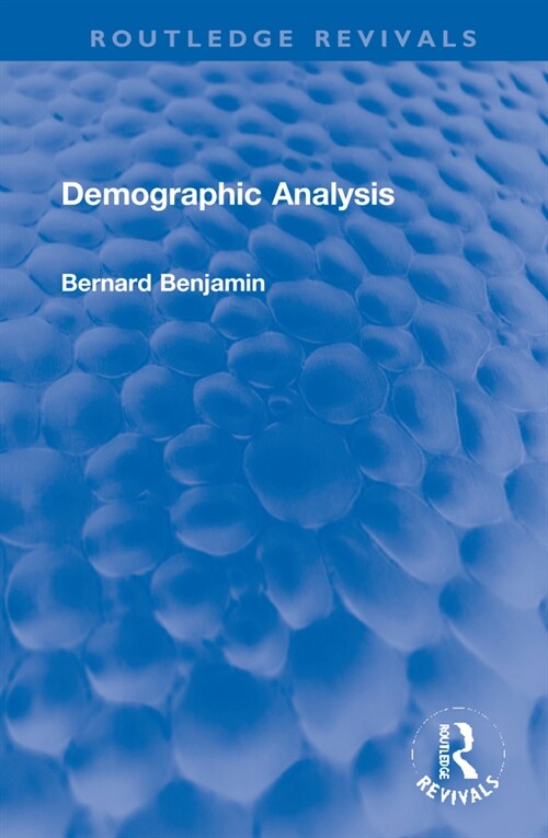 Demographic Analysis (Hardcover, 1)