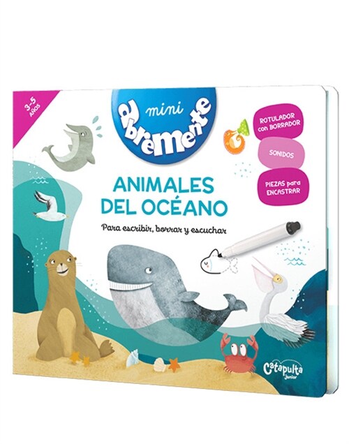 Animales del Oc?no: Para Escribir, Borrar Y Escuchar (Hardcover)