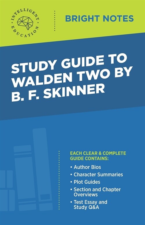 Study Guide to Walden Two by B. F. Skinner (Paperback)