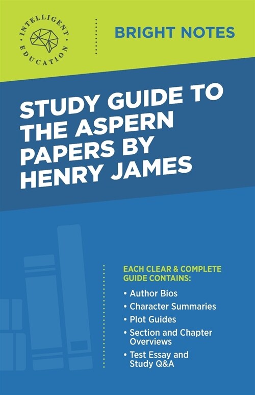 Study Guide to The Aspern Papers by Henry James (Paperback)