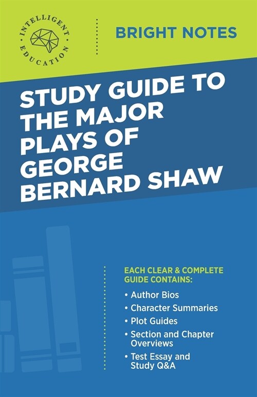 Study Guide to The Major Plays of George Bernard Shaw (Paperback)