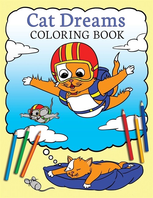 Cat Dreams Coloring Book (Paperback)