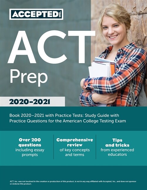 ACT Prep Book 2021-2022 with Practice Tests: Study Guide with Practice Questions for the American College Testing Exam (Paperback)