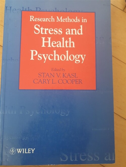 [중고] Research Methods in Stress and Health Psychology (Paperback)