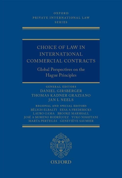 Choice of Law in International Commercial Contracts (Hardcover)