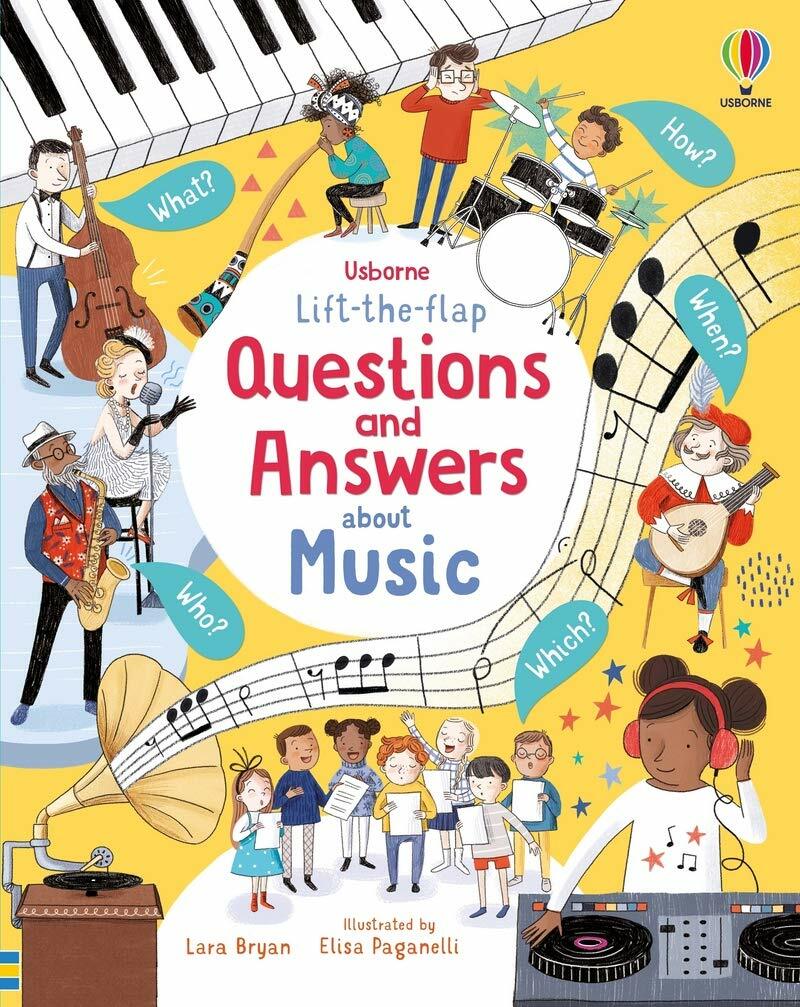 Lift-the-Flap Questions and Answers About Music (Board Book)