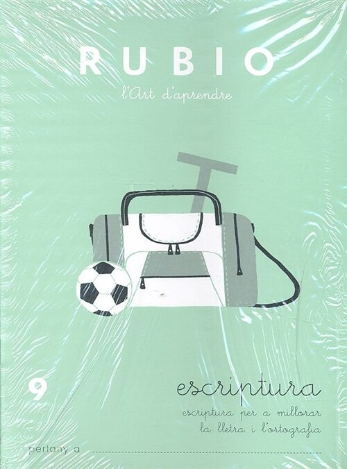 RUBIO ESCRIPTURA 9 (CATALUNA) (Book)