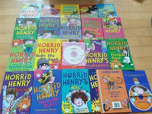 [중고] Horrid Henry 17종 Full Set (Book 17권 + CD 17장)