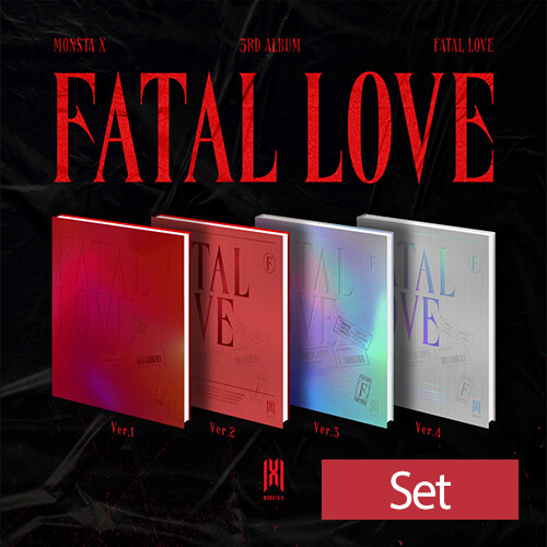 [SET] 몬스타엑스 - 정규 3집 FATAL LOVE [1+2+3+4 Ver.]