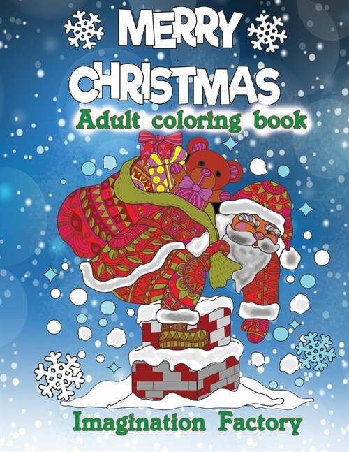 Merry Christmas Adult coloring book (Paperback)