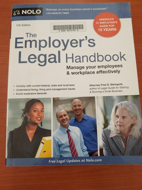 [중고] The Employer‘s Legal Handbook (Paperback, 11)